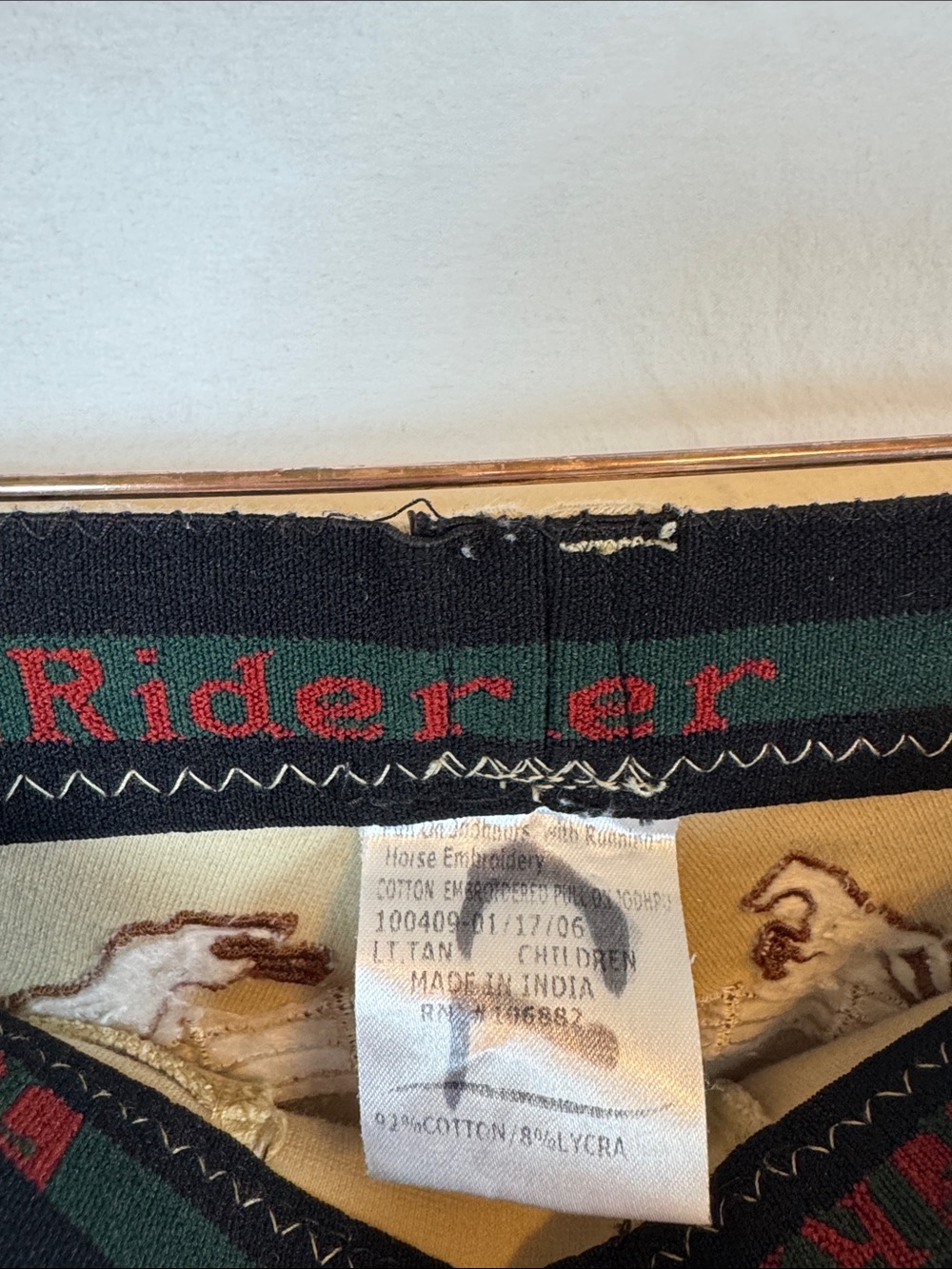 Tuff Rider Embroidered Riding Pants Girls 6 - Picture 4 of 8